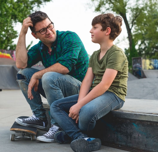 Einzelfallhilfe Im Gespraech Mit Jungen Dimizil Leuchtturm